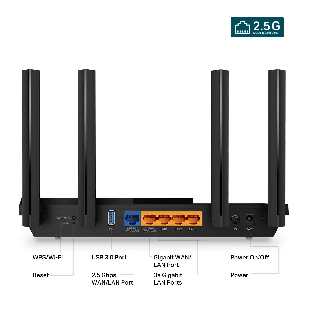 TP-LINK ARCHER AX55 PRO AX3000 WIFI6, 2.5GE PORT
